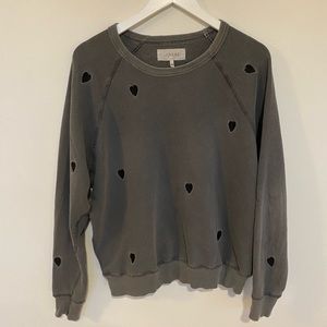 The Great Embroidered College Sweatshirt/ Size 2